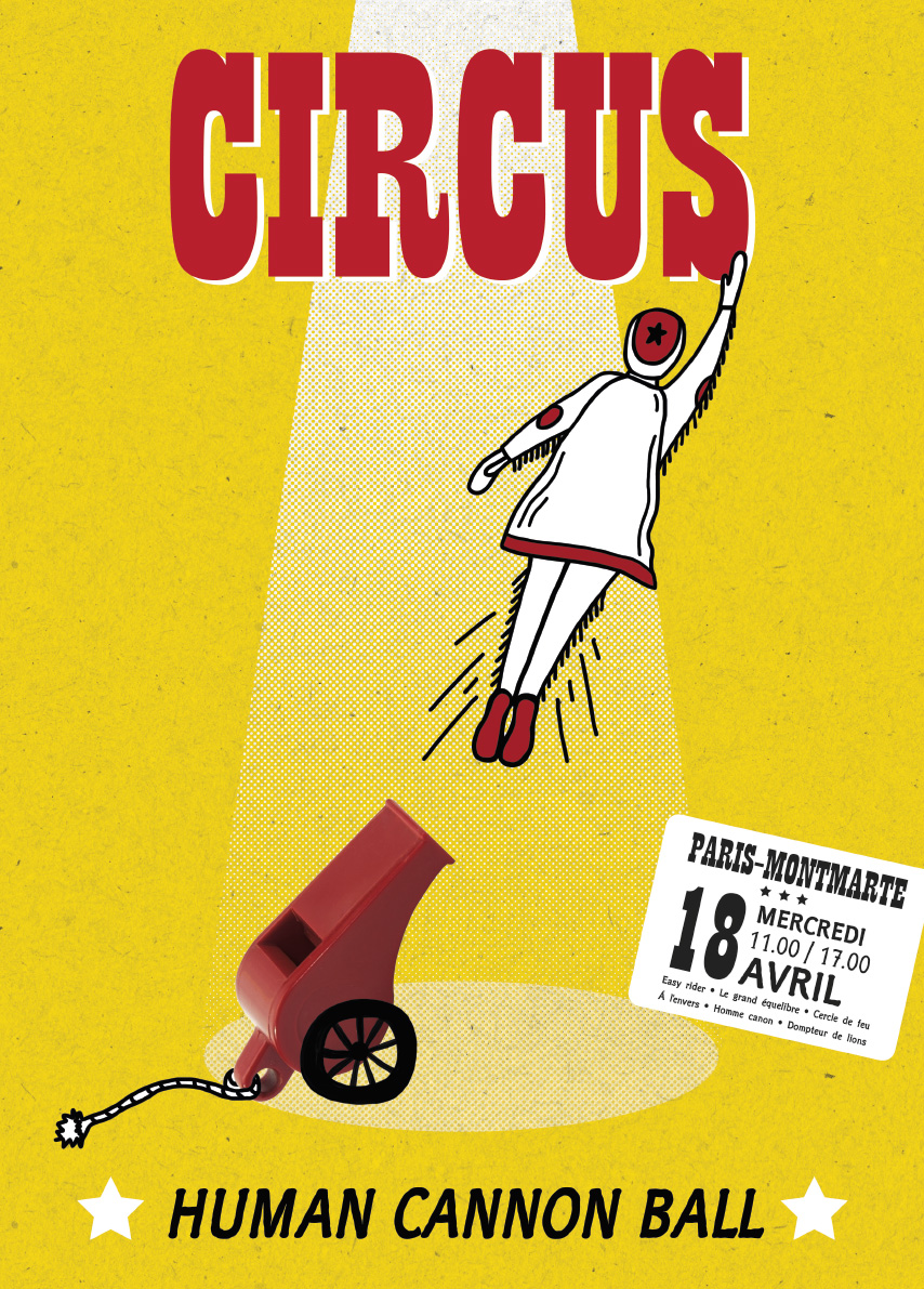 G3A01<br> Cirkusový plakát <br> absolventská práce | 3. ročník, 2018