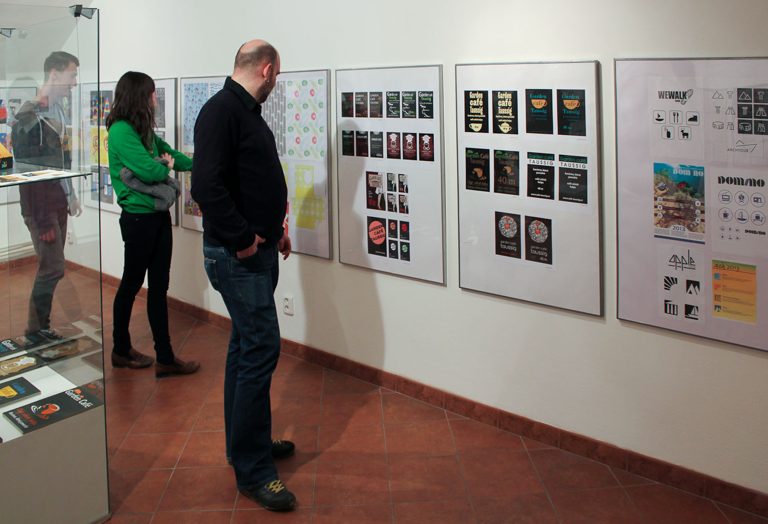 výstava prací žáků třetího ročníku oboru grafický design; předměty Grafický design a Výtvarná příprava; galerie školy na Maltézském náměstí 16. od 11. 2. do 14. 3. 2014