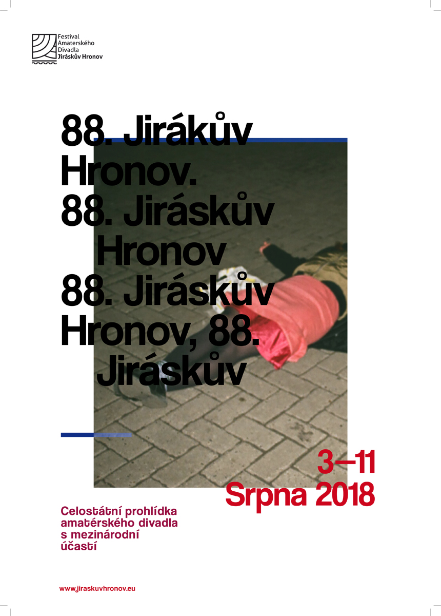 G1A01 <br> Vizuální styl festivalu Jiráskův Hronov, plakát<br> klauzurní práce | 1 ročník <br>