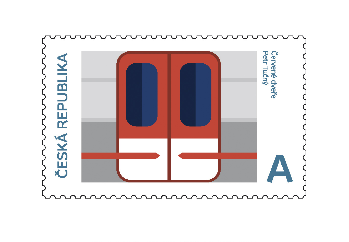 Série poštovních známek, FDC, razítko, přítisk<br> Národní kulturní identita<br> klauzurní práce | 1. ročník<br> G1A 01 2020/2021